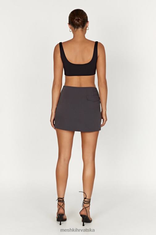 Meshki malika suiting mini suknja XH4NH1367 odjeća drveni ugljen