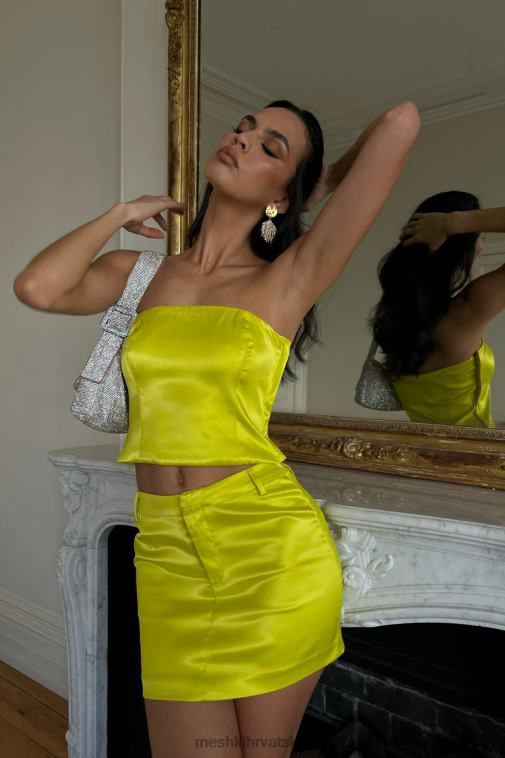 Meshki mimi mikro mini suknja XH4NH1336 odjeća svježe zelene