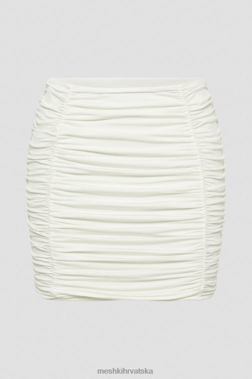 Meshki nabrana mini suknja lillian jersey XH4NH1332 odjeća bijela