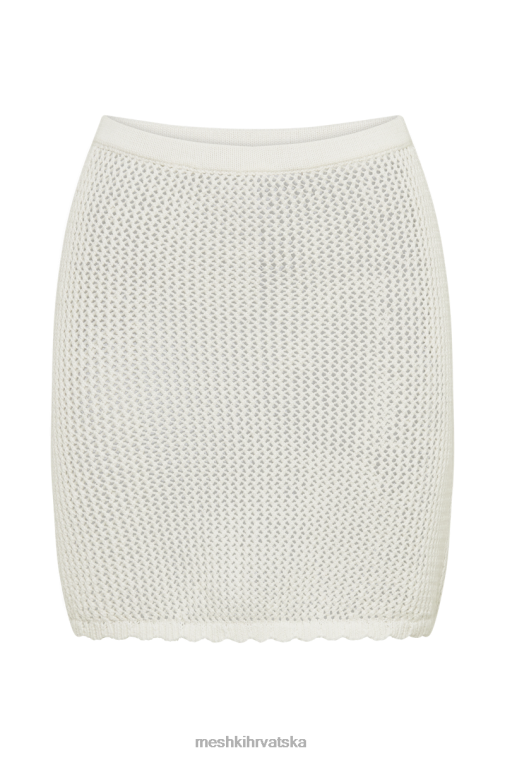 Meshki sylvana heklana mini suknja XH4NH1237 odjeća bijela