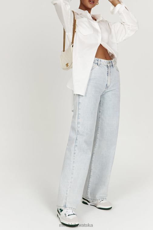 Meshki ainsley traperice srednjeg rasta XH4NH1520 odjeća svijetlo plava