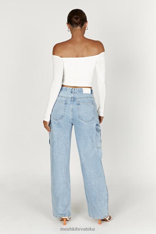 Meshki jagger opuštene traperice XH4NH1263 odjeća srednje plava