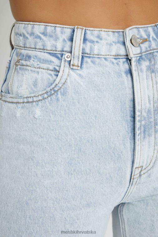 Meshki lauren traperice ravnih nogavica XH4NH1235 odjeća svijetlo plava