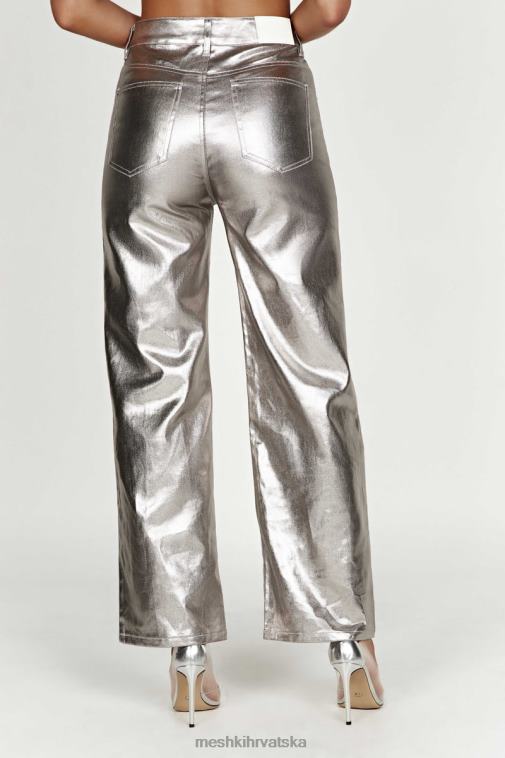 Meshki minnie metalik ravne traperice XH4NH1270 odjeća srebro