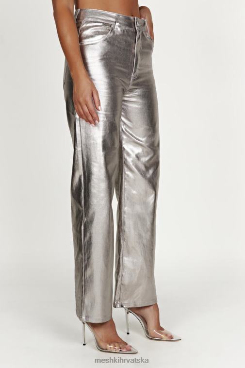 Meshki minnie metalik ravne traperice XH4NH1270 odjeća srebro