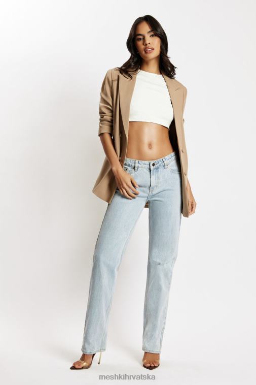 Meshki sonya traperice niskog struka XH4NH1610 odjeća svijetlo plava