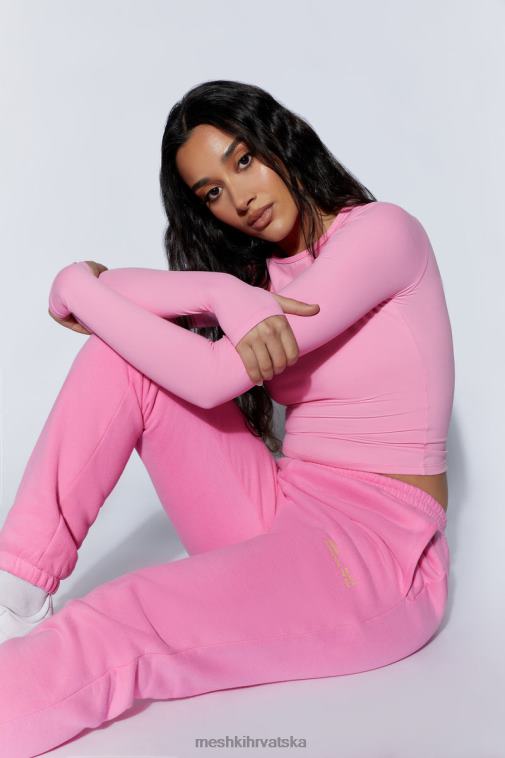Meshki camille prevelika trkačica s dlakom XH4NH1515 odjeća bombon ružičasta