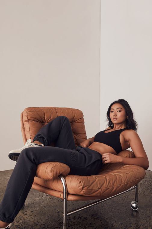 Meshki šmirgl reljefne flisback joggers XH4NH1479 odjeća drveni ugljen