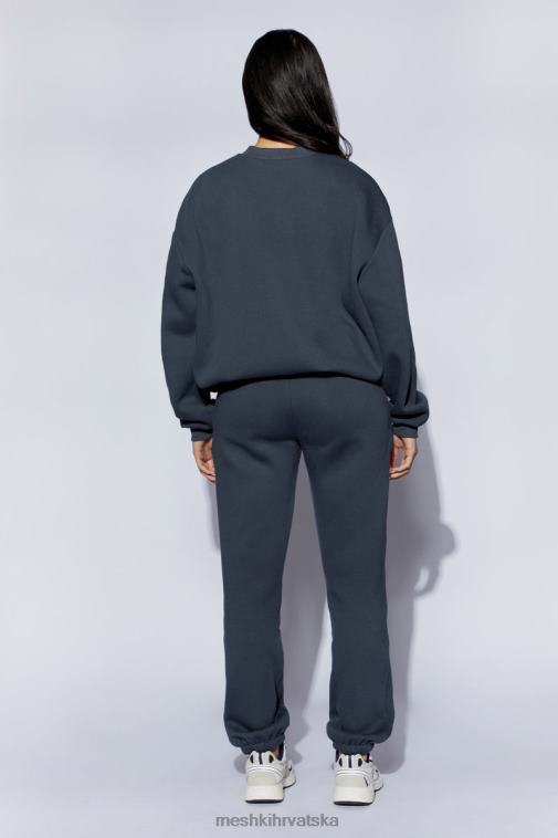 Meshki šmirgl reljefne flisback joggers XH4NH1479 odjeća drveni ugljen