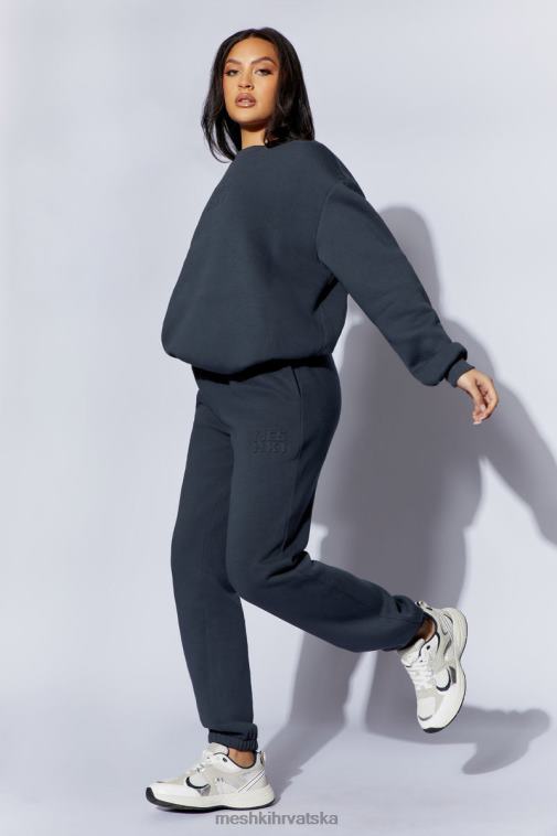 Meshki šmirgl reljefne flisback joggers XH4NH1479 odjeća drveni ugljen