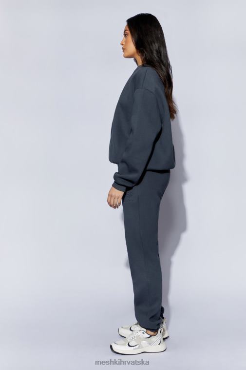 Meshki šmirgl reljefne flisback joggers XH4NH1479 odjeća drveni ugljen