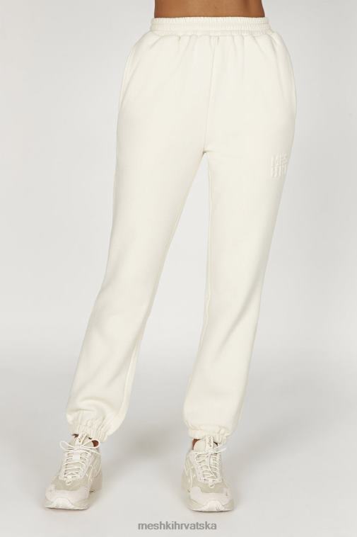 Meshki šmirgl reljefne flisback joggers XH4NH1480 odjeća kost