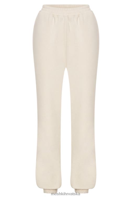 Meshki šmirgl reljefne flisback joggers XH4NH1480 odjeća kost