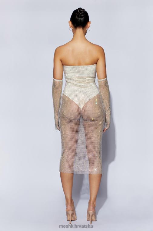 Meshki tara diamante mrežaste rukavice XH4NH1688 pribor krema