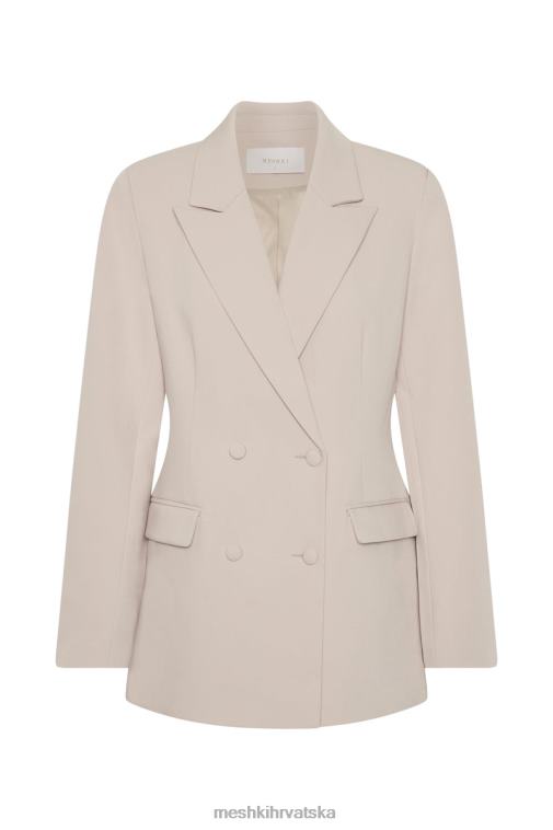 Meshki rosana preveliki cinched blejzer XH4NH1657 odjeća pšenica