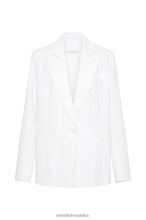 Meshki shona laneni preveliki sako XH4NH1636 odjeća bijela