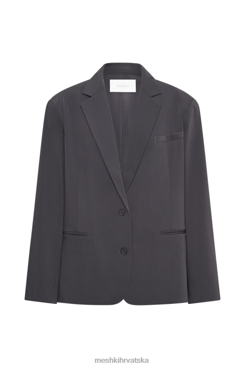 Meshki simone preveliki sako XH4NH1639 odjeća drveni ugljen