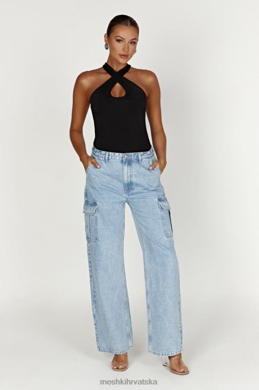 Meshki ailsa ključanica halter XH4NH944 odjeća crno