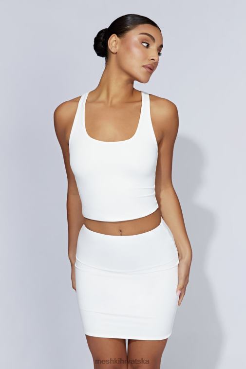 Meshki alyssa racer natrag na vrh XH4NH1166 odjeća bijela