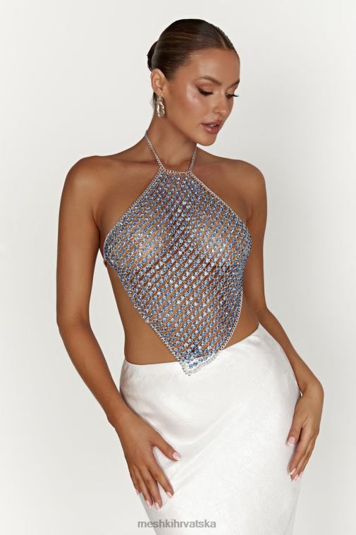 Meshki asteria diamante halter XH4NH959 odjeća puder plava