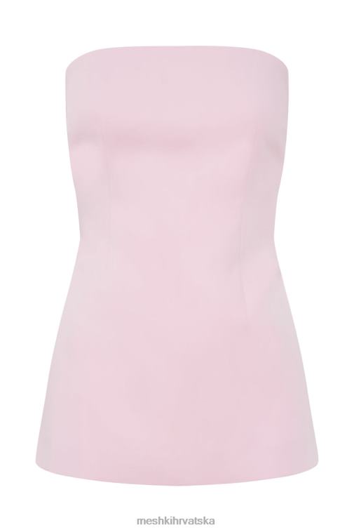 Meshki astrid gornji dio na vezanje bez naramenica XH4NH892 odjeća rumenilo ružičasto