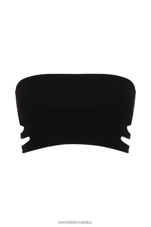 Meshki audrina cut out bandeau top XH4NH1182 odjeća crno