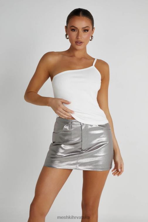 Meshki bethany top na jedno rame XH4NH821 odjeća bijela