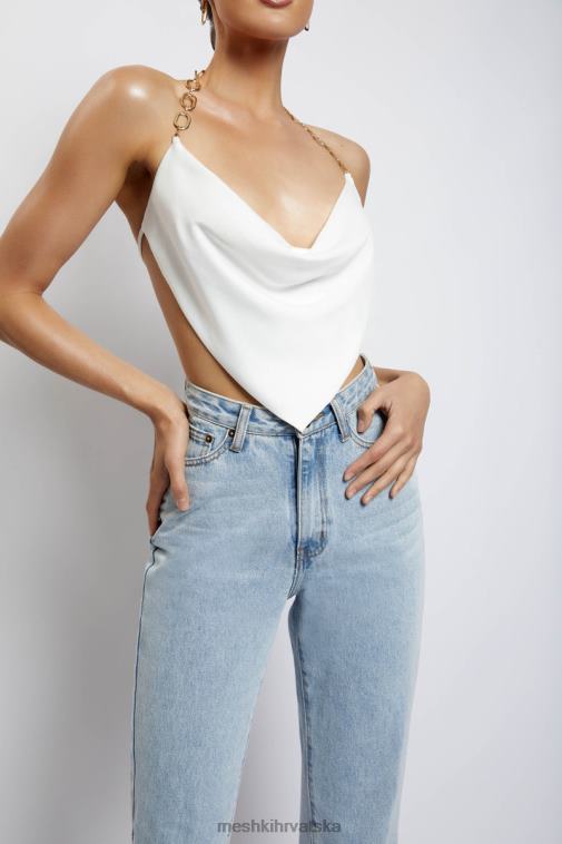 Meshki brianna kapa zlatni lanac vrh XH4NH1181 odjeća bijela