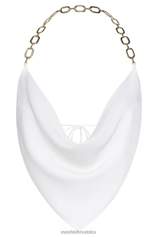 Meshki brianna kapa zlatni lanac vrh XH4NH1181 odjeća bijela