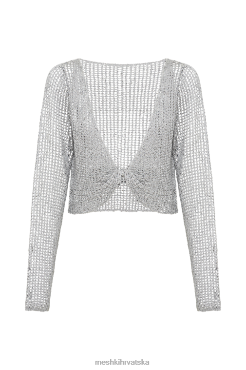 Meshki catalina šljokice heklani twist top XH4NH965 odjeća srebro