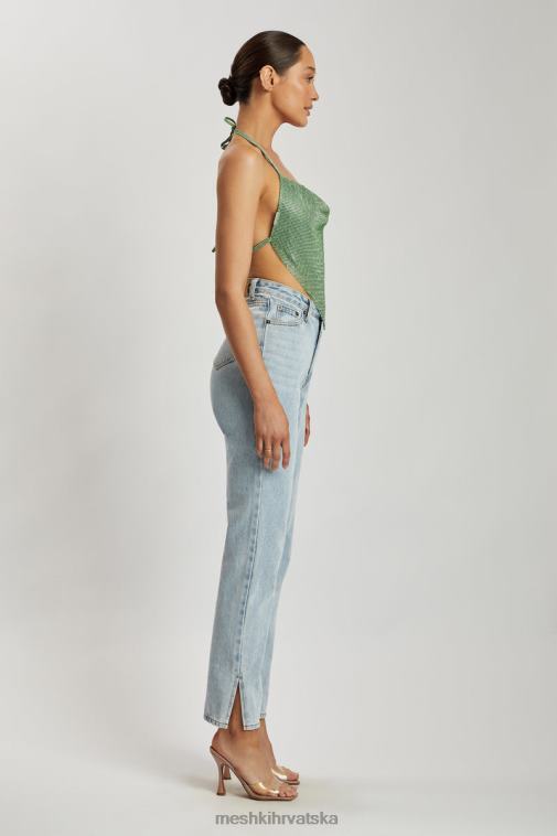 Meshki daphne diamante halter s ovratnikom XH4NH926 odjeća zelena