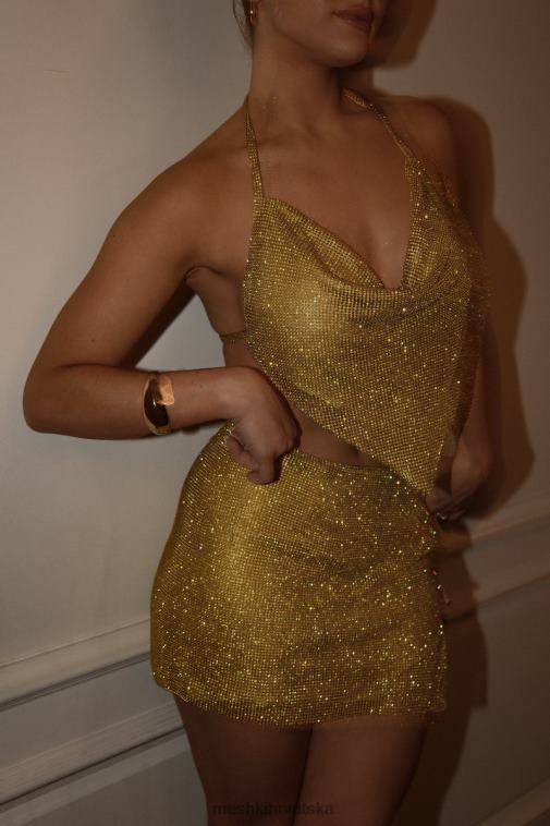 Meshki daphne diamante halter s ovratnikom XH4NH996 odjeća šartrez