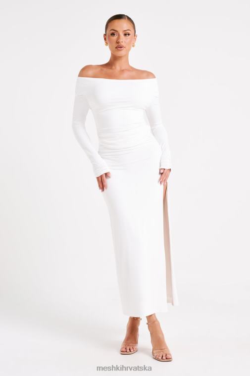 Meshki emma majica dugih rukava od recikliranog najlona XH4NH751 odjeća bijela