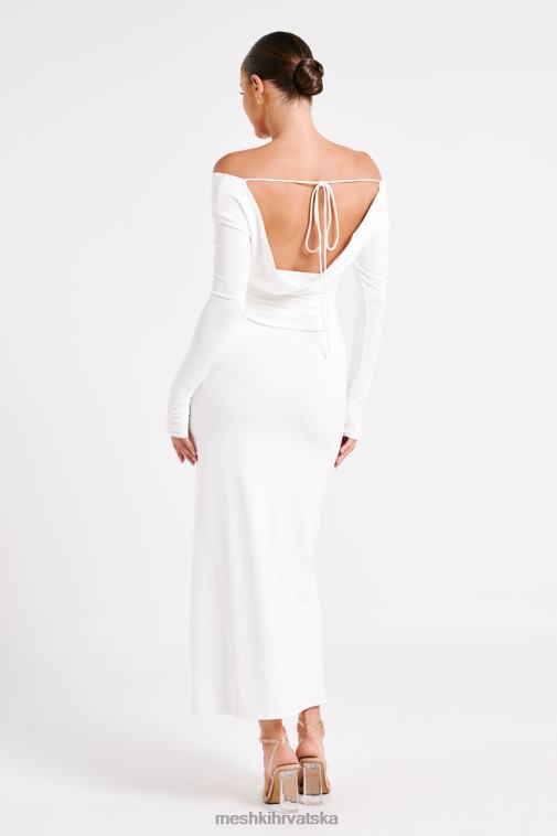 Meshki emma majica dugih rukava od recikliranog najlona XH4NH751 odjeća bijela