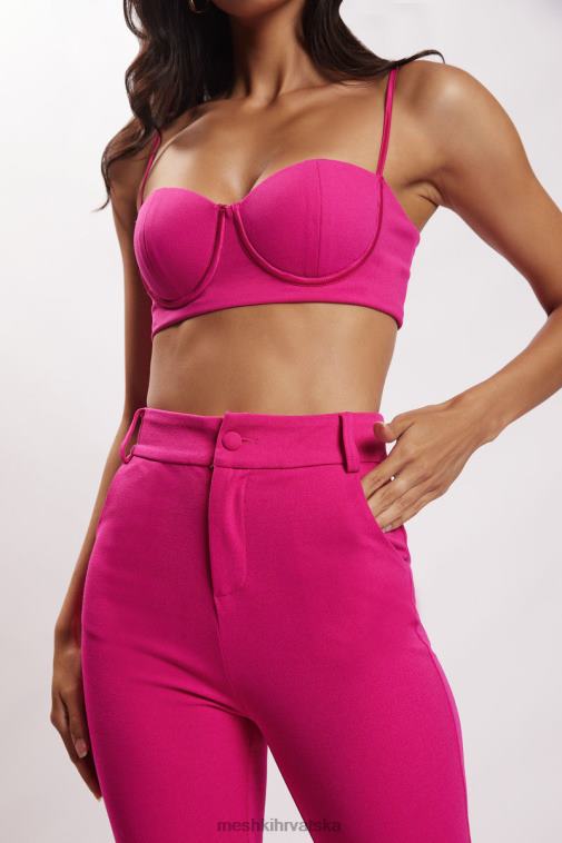 Meshki fiorella crepe top poprsje XH4NH1160 odjeća fuksija