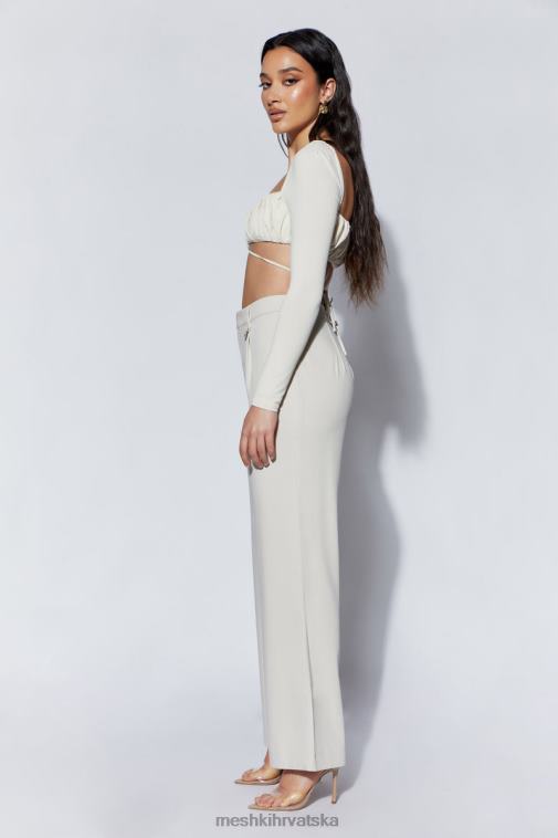 Meshki geesou nabrano poprsje s dugim rukavima na kravatu XH4NH1082 odjeća pšenica