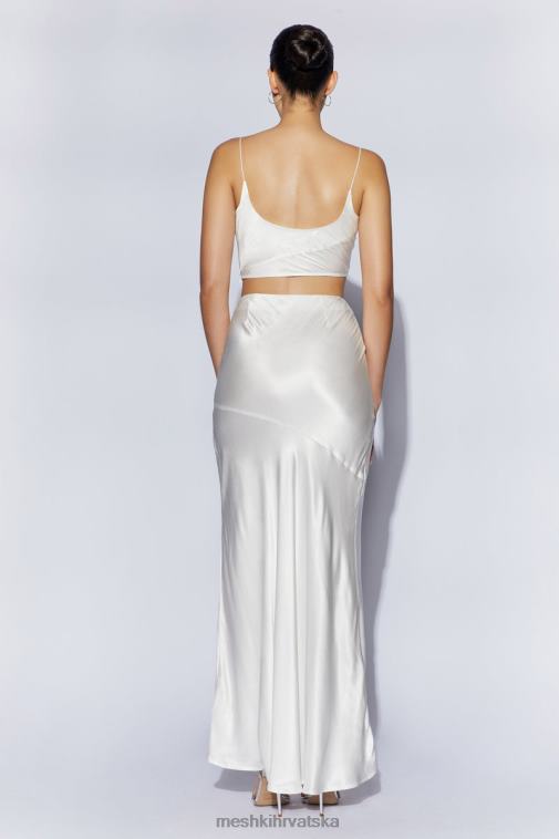 Meshki gornji dio ovratnika od satenskog maka XH4NH1032 odjeća bijela