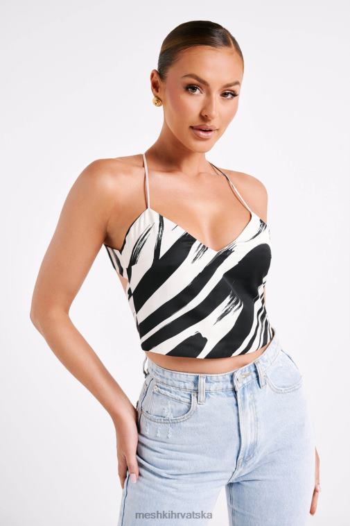 Meshki halter s printom felicia XH4NH753 odjeća apstraktni ispis