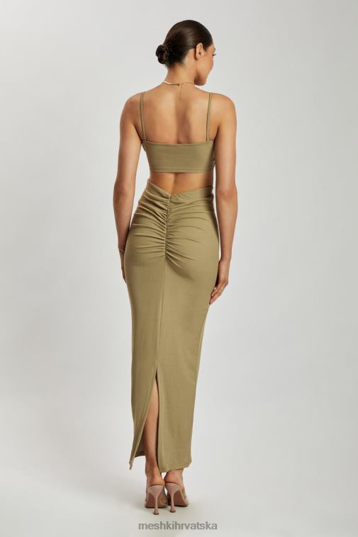 Meshki jordan naboran prednji dio v prednji vrh XH4NH1206 odjeća zelena