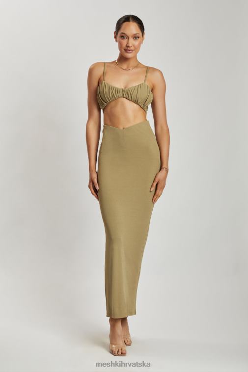 Meshki jordan naboran prednji dio v prednji vrh XH4NH1206 odjeća zelena