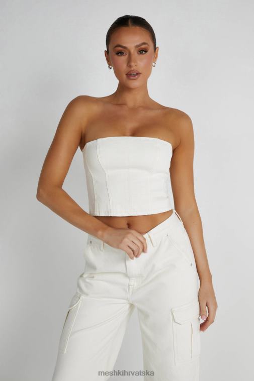 Meshki jordana traper tube top XH4NH1286 odjeća ekru