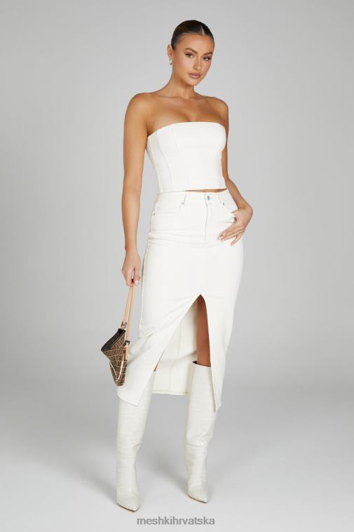 Meshki jordana traper tube top XH4NH1286 odjeća ekru