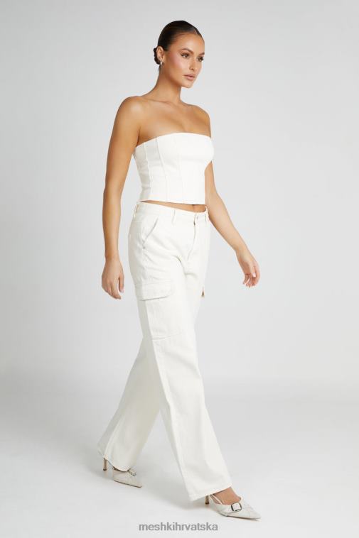 Meshki jordana traper tube top XH4NH1286 odjeća ekru