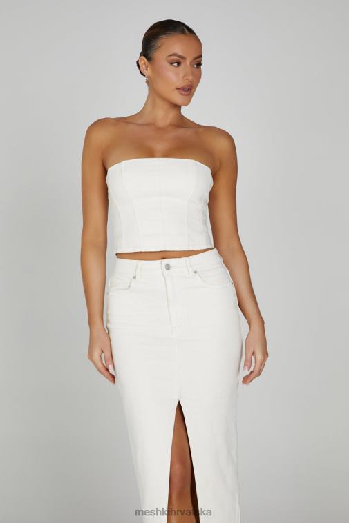 Meshki jordana traper tube top XH4NH1286 odjeća ekru