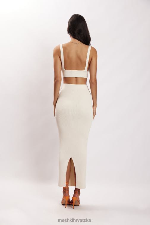 Meshki kaesha twist prednji pleteni gornji dio XH4NH812 odjeća kost