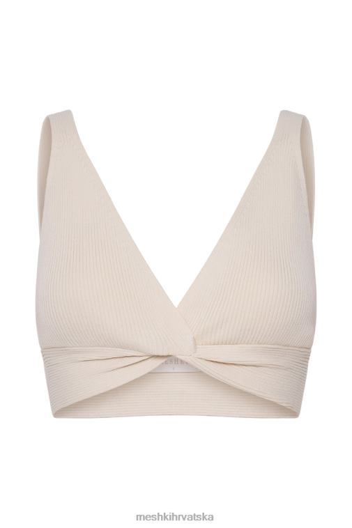 Meshki kaesha twist prednji pleteni gornji dio XH4NH812 odjeća kost