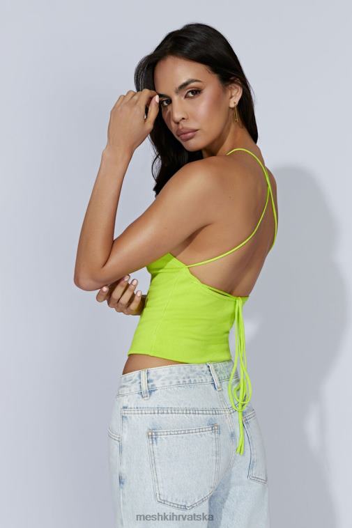 Meshki kelly duga linija vrh XH4NH1063 odjeća svježe zelene