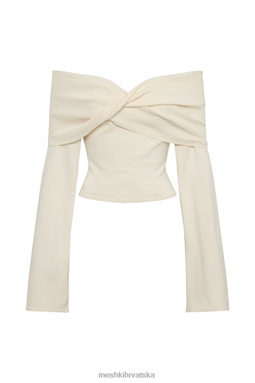 Meshki marlisa s uvijenim gornjim dijelom spuštenih ramena XH4NH840 odjeća slonovača