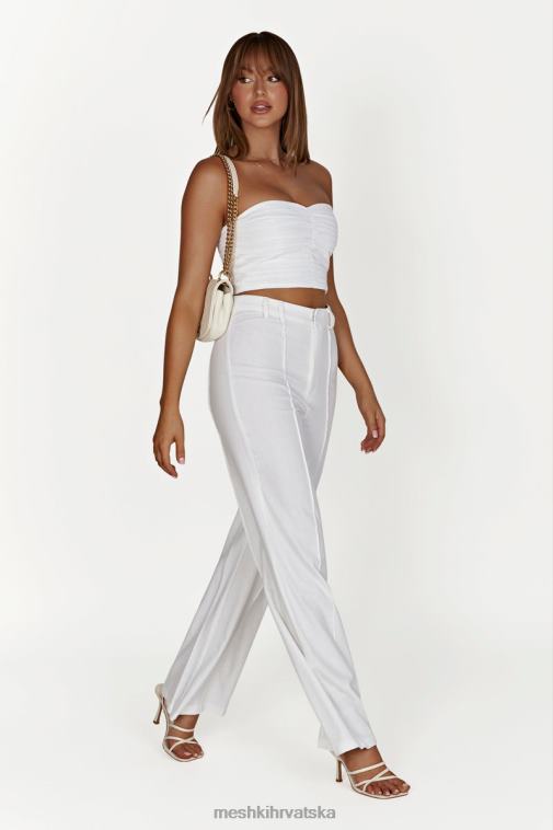 Meshki mckenna gornji dio od skupljenog platna XH4NH1015 odjeća bijela