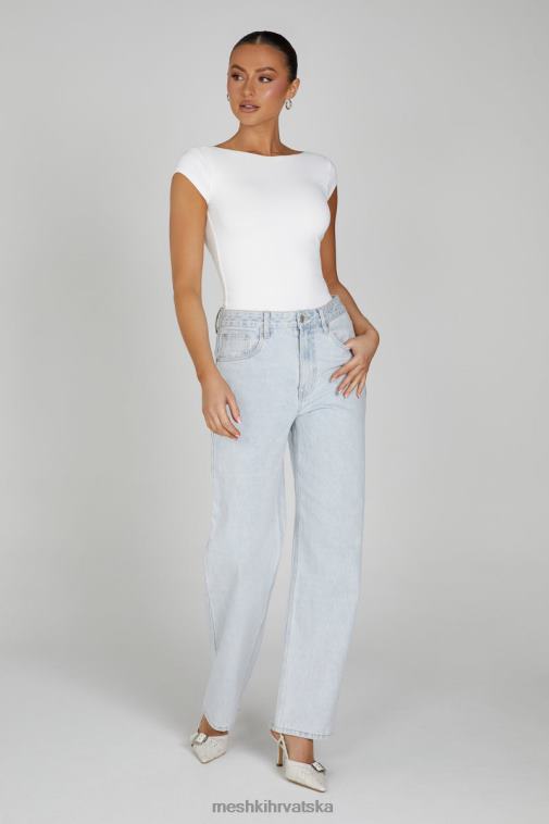 Meshki reyna gornji dio s parangalom od recikliranog najlona XH4NH806 odjeća bijela